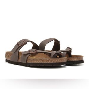 Birkenstock Women's Mayari Footbed Mocha Sandal Size 38